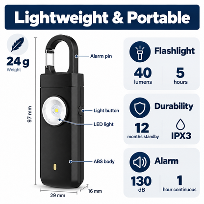 Safety Alarm with LED