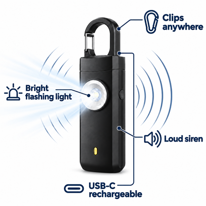 Safety Alarm with LED